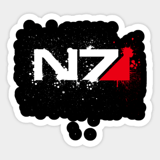 N7 Splatter MkII Sticker